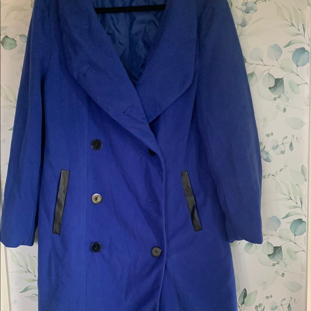Harve Benard Royal Blue Pea Coat
